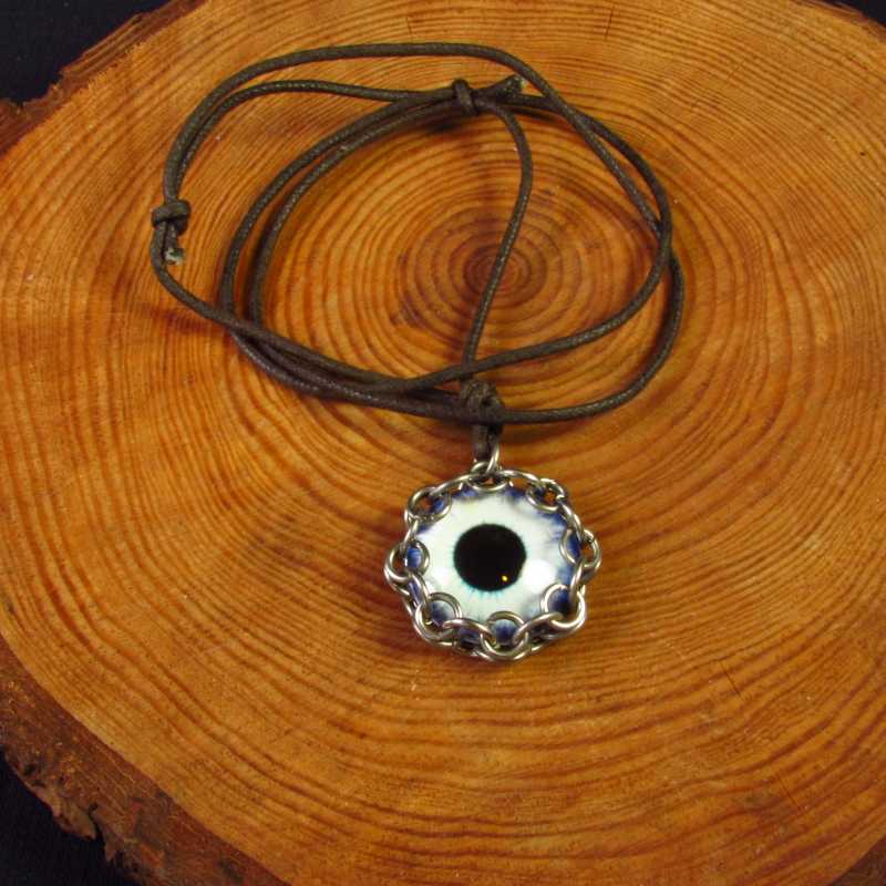 Eye pendant halskettingen