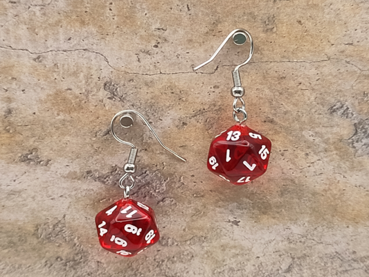 Chessex Mini Dice Earrings