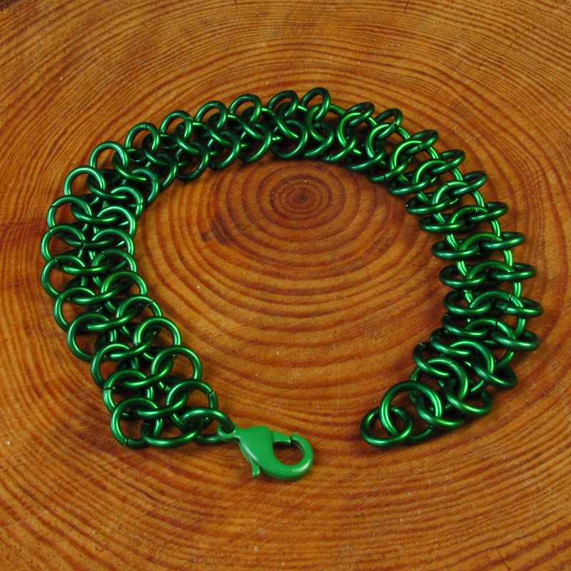 Green Guardian – aluminum bracelet